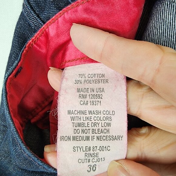 CJ By Cookie Johnson Faith Straight Jeans 36 - Picture 7 of 7